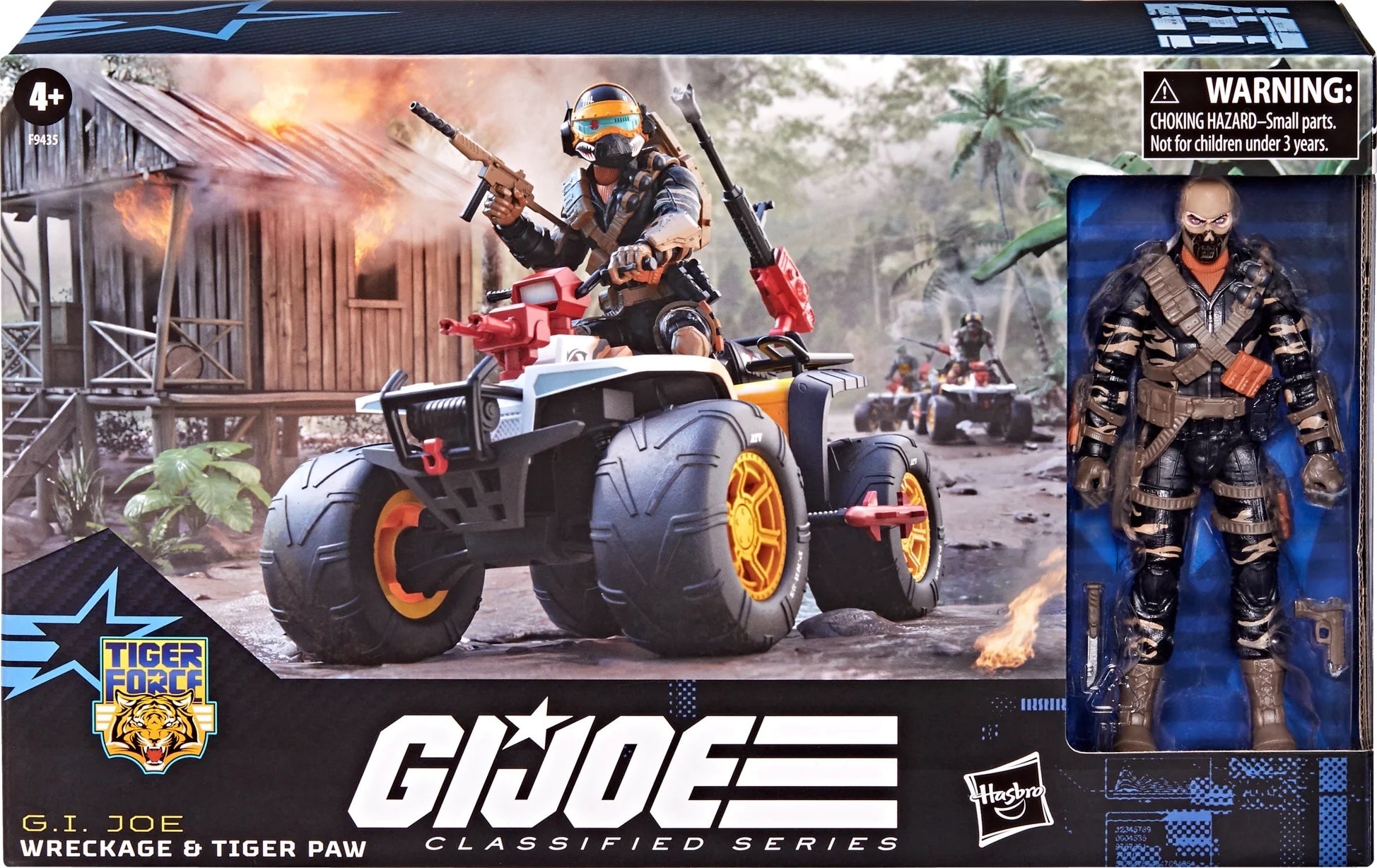 G.I. Joe 6" Classified Series Tiger Force Wreckage and Tiger Paw #137