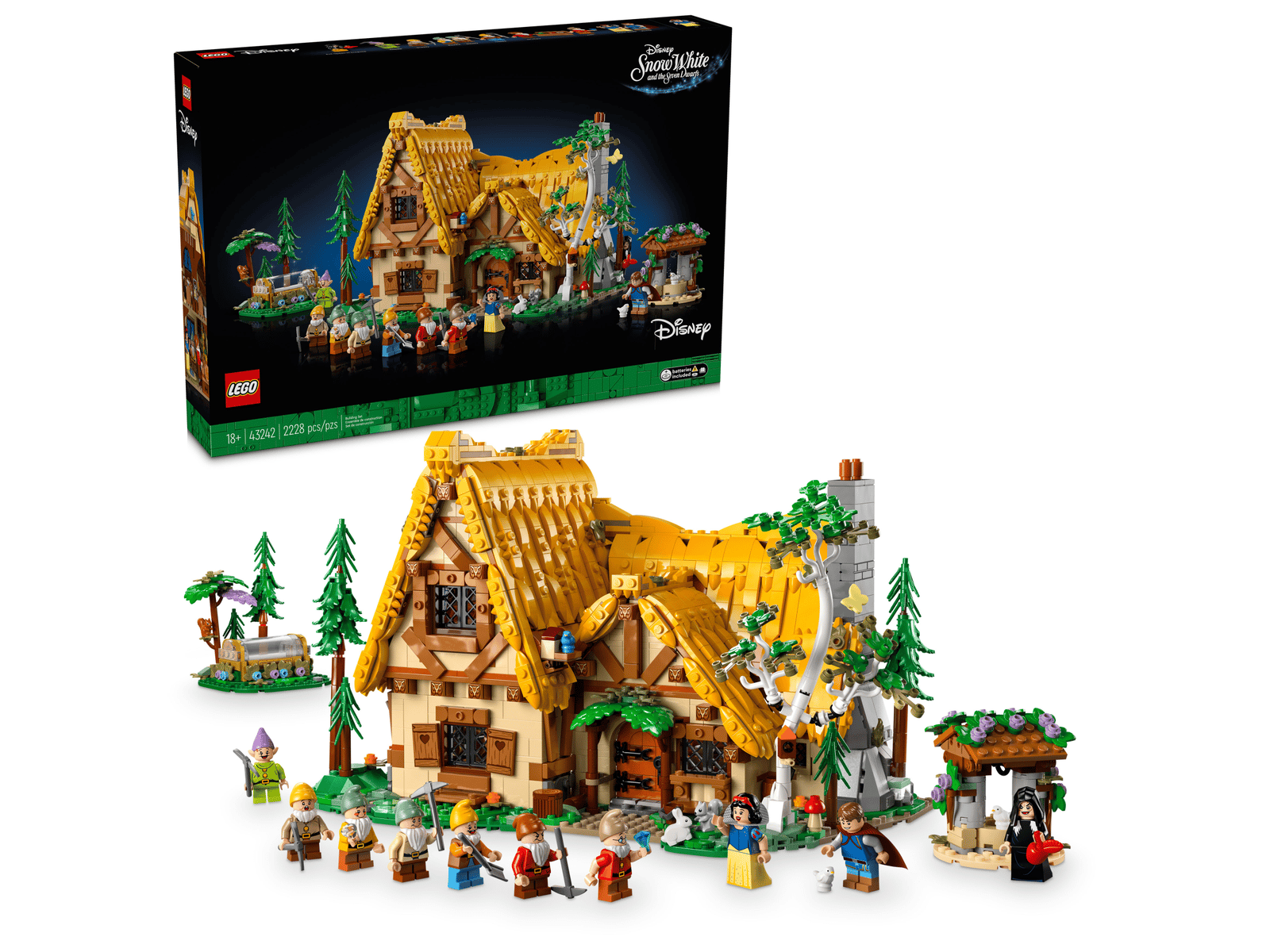 Lego Snow White and the Seven Dwarfs' Cottage 43242