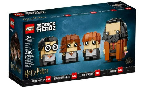 LEGO BrickHeadz Wizarding World Harry, Hermione, Ron & Hagrid 40495