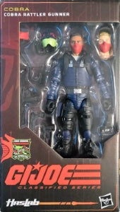 G.I. Joe 6" Classified Series #185 Cobra Rattler Gunner