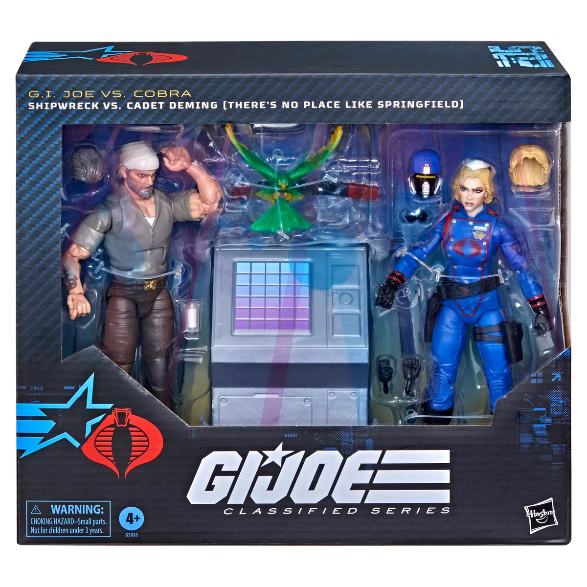G.I. Joe Classified Series #205, Shipwreck Vs. Cadet Deming (There’s No Place Like Springfield) San Diego Comic Con exclusive