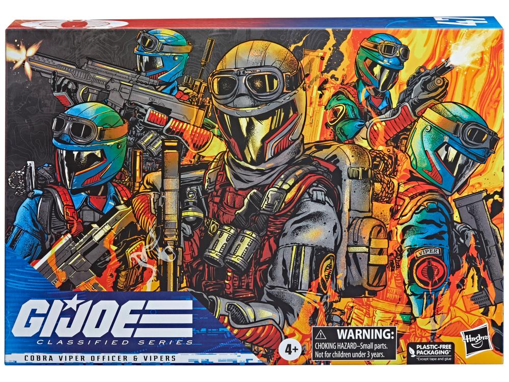 G.I. Joe Classified Series #47 Cobra Viper Officer & Vipers Troop Builder Pack