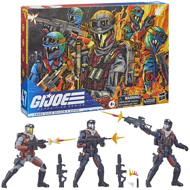 G.I. Joe Classified Series #47 Cobra Viper Officer & Vipers Troop Builder Pack