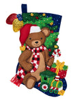 Santa’s Sleigh Bucilla Stocking