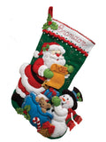 Santa’s List Bucilla Christmas Stocking