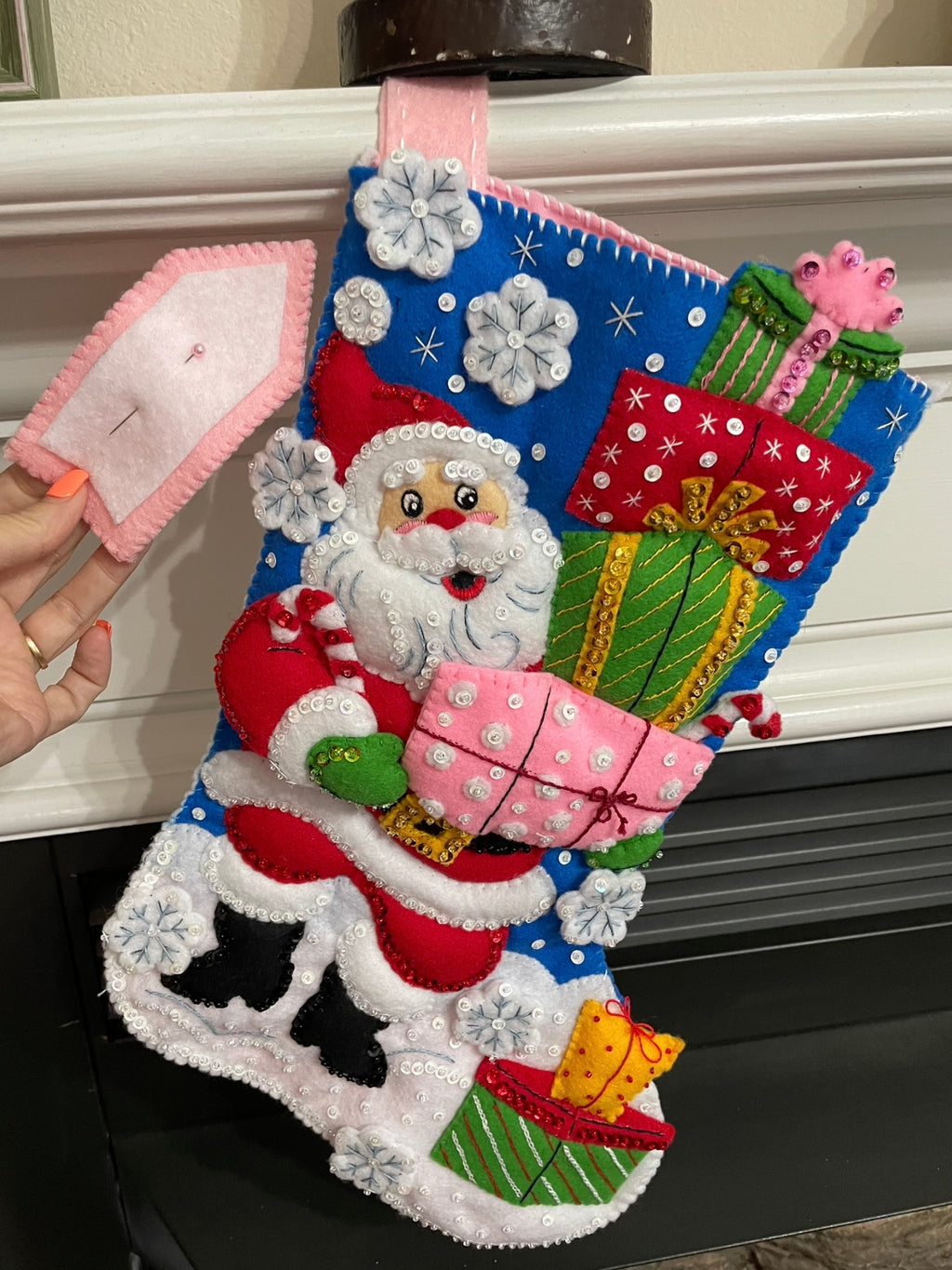 Santa’s Gifts Galore Bucilla Christmas Stocking