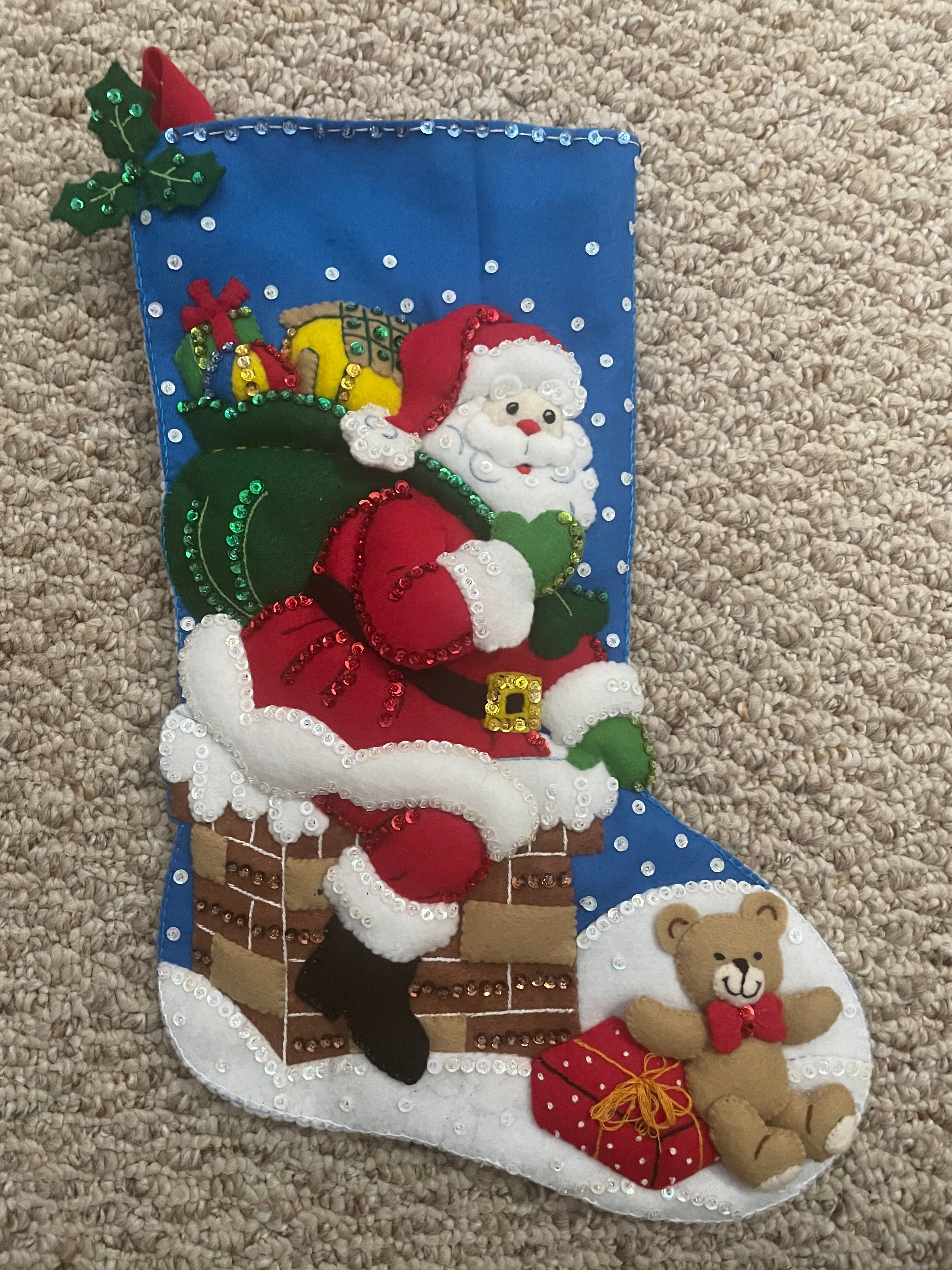 Down the Chimney Bucilla Stocking