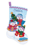 Snow Family Portrait Bucilla Stocking