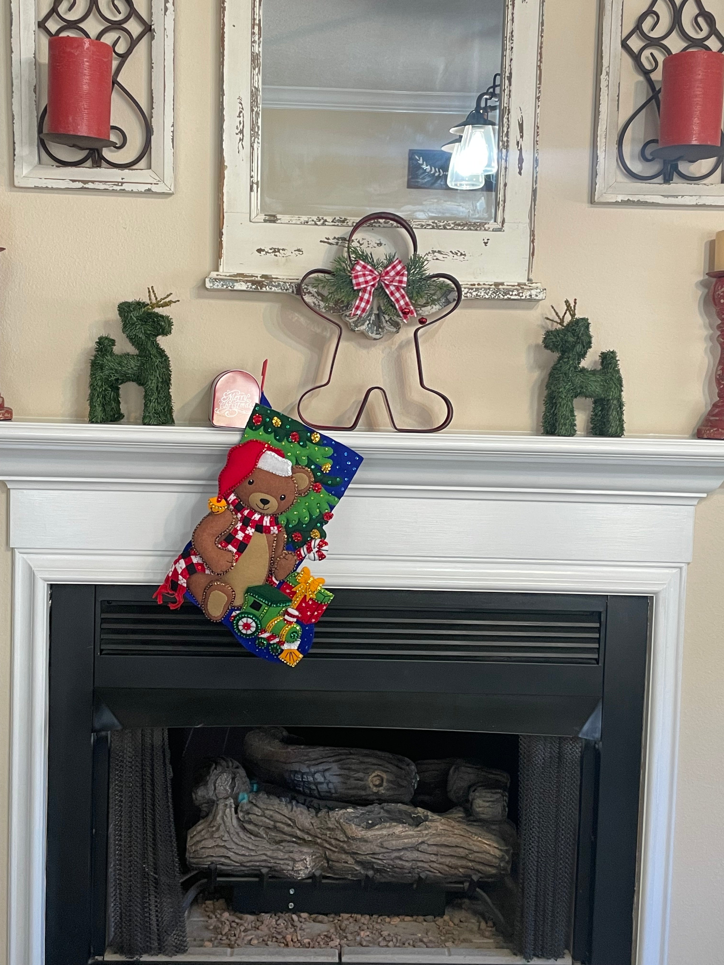 Santa’s Sleigh Bucilla Stocking