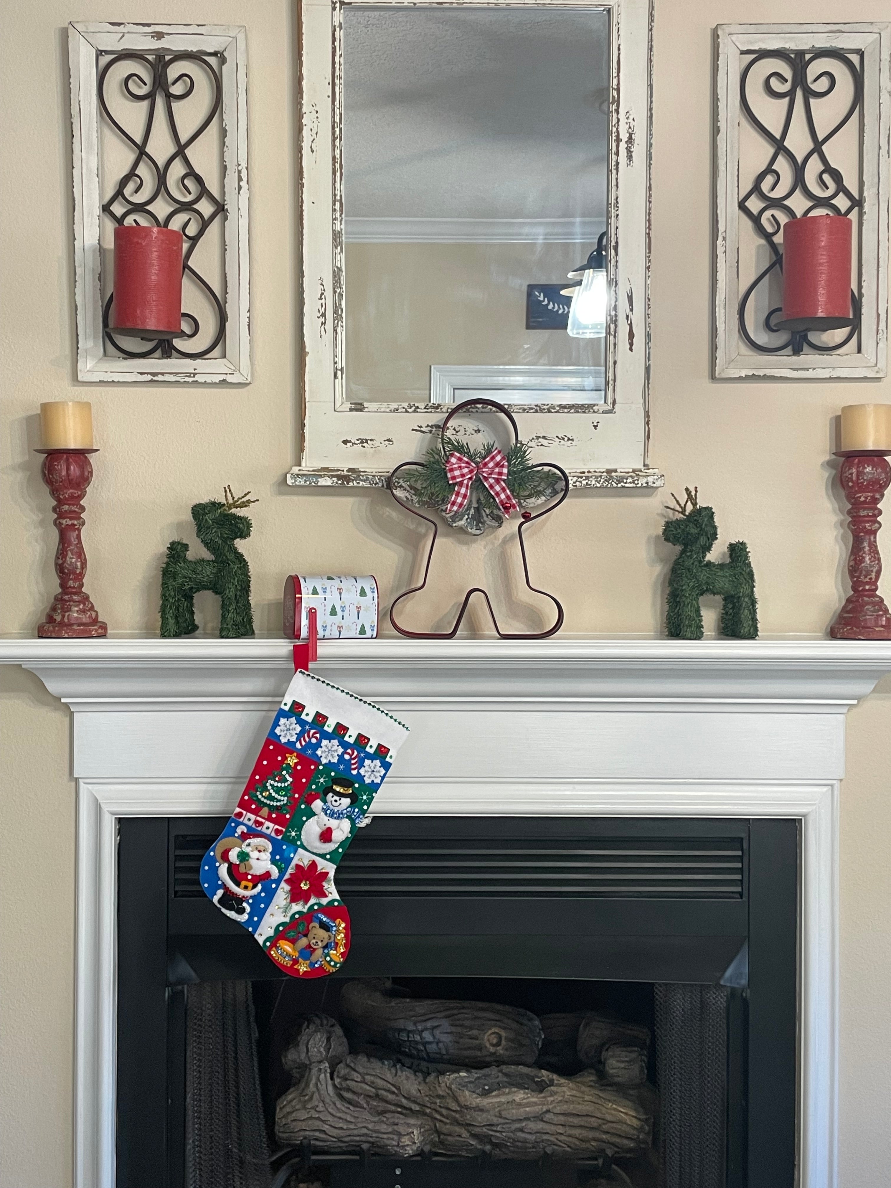 Holiday Patchwork Bucilla Stocking