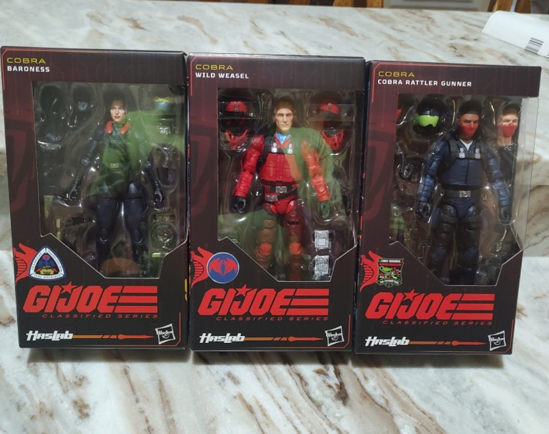 GI JOE Classified Haslab Rattler Figures only